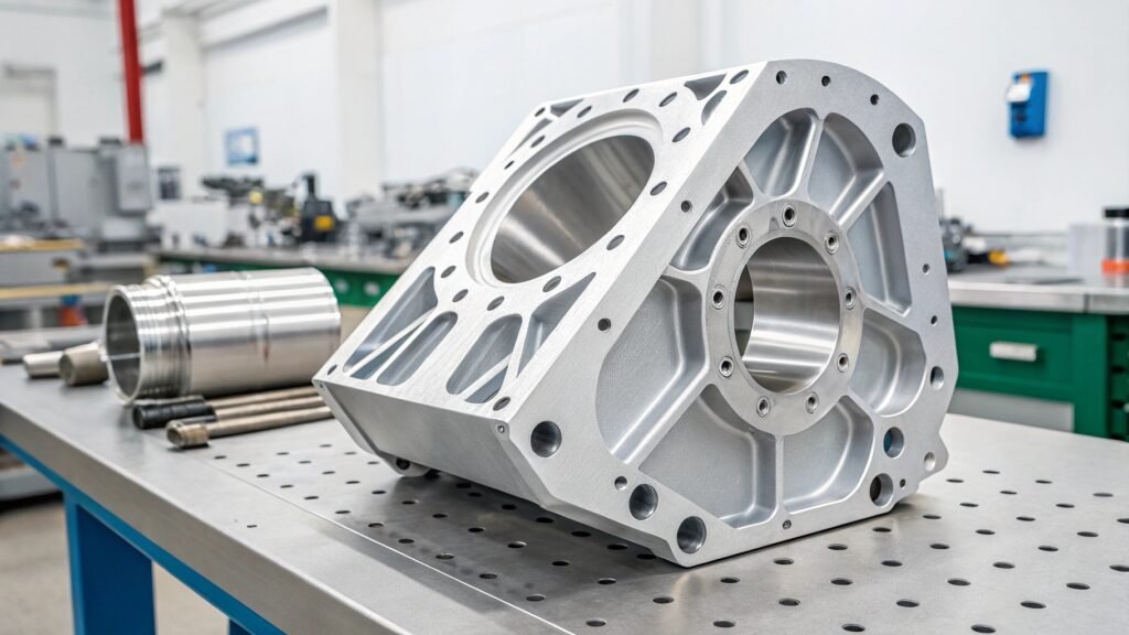alt with keywords: infographic comparing strength-to-weight ratios of aluminum, steel, and titanium